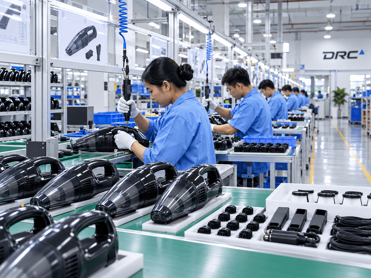 Product Assembly at the DRC manufacturing facility