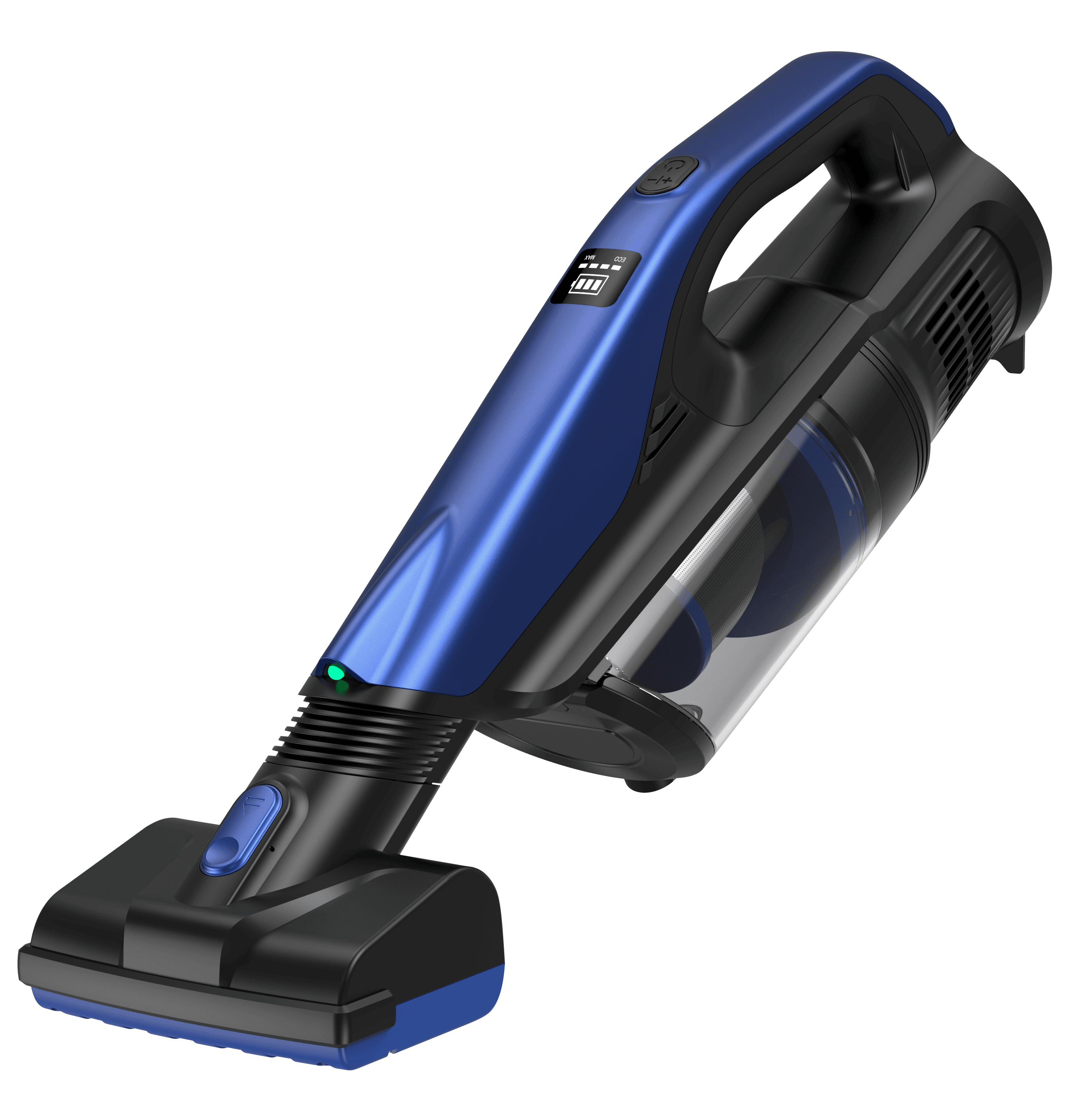 Blue handheld vacuum cleaner available for OEM and ODM customization