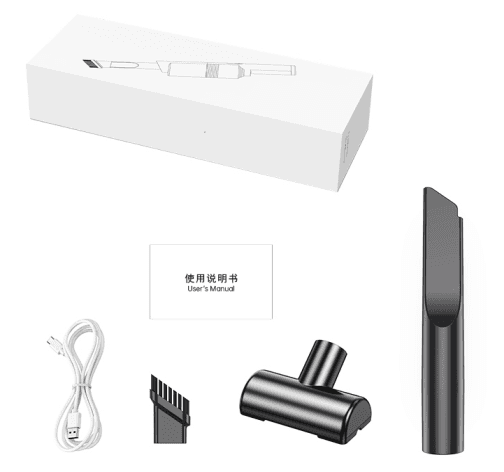 115Q brushed car vacuum cleaner with accessories
