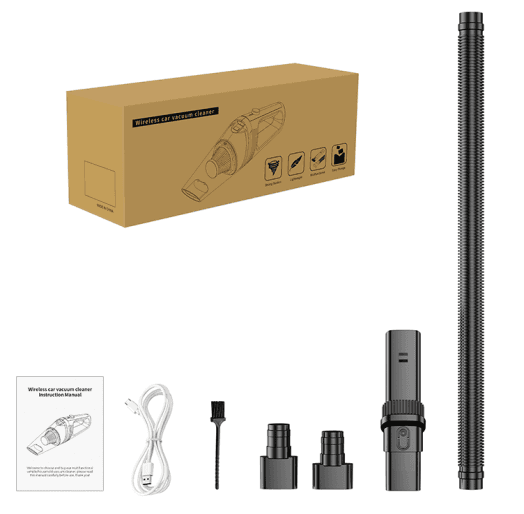 VC003 brushed car vacuum cleaner with accessories