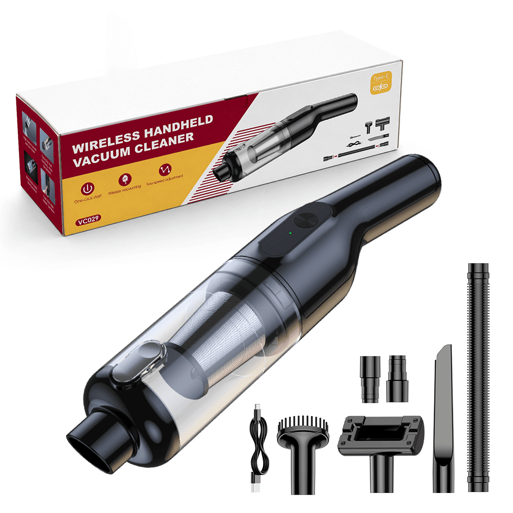 VC029 brushless car vacuum cleaner with accessories