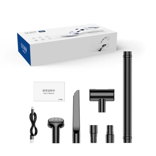 LT-127PLUS brushless car vacuum cleaner with accessories