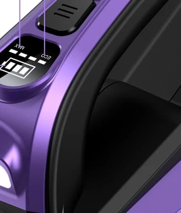 VC038S Vacuum handle with power mode and battery display
