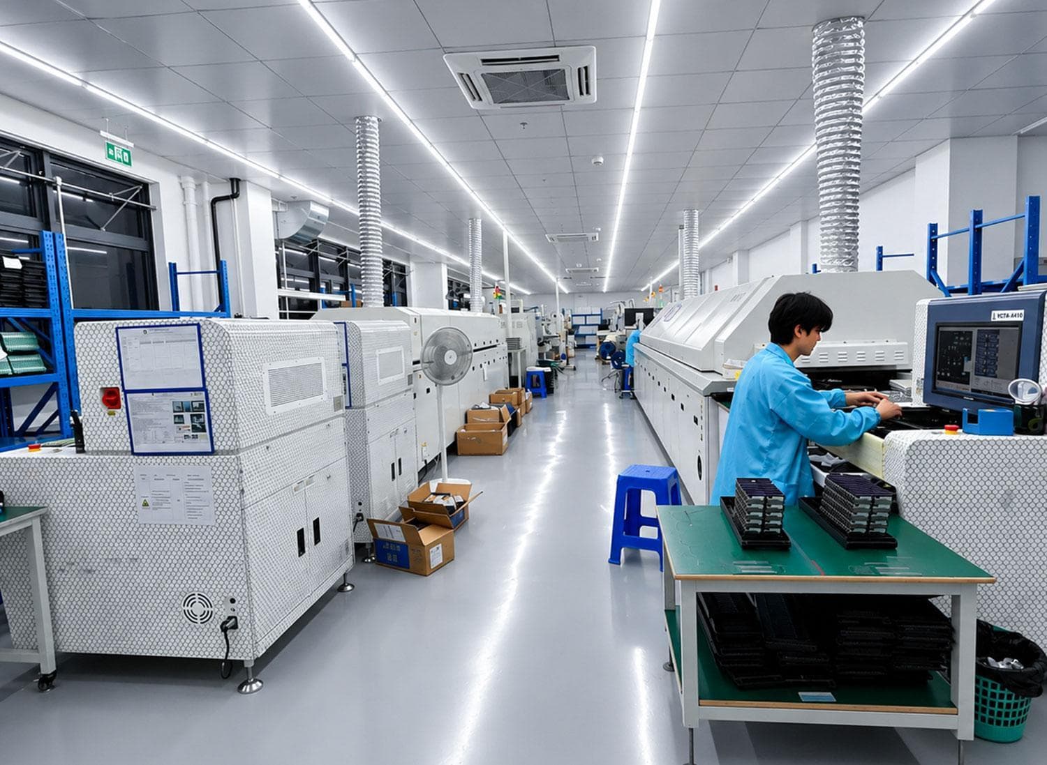 DRC injection molding production workshop in Dongguan