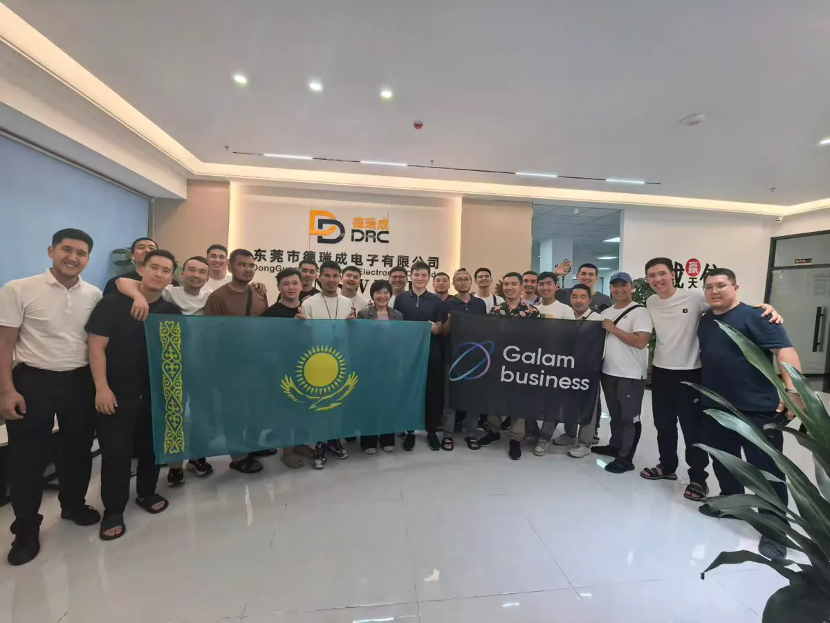 Overseas business team visiting the DRC factory
