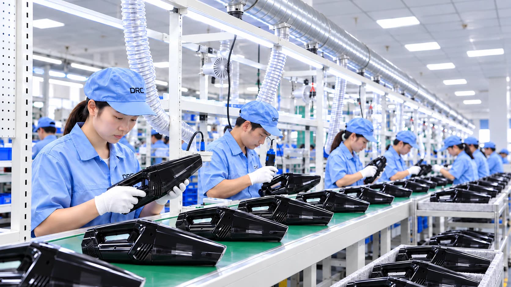 DRC car vacuum cleaner assembly production line