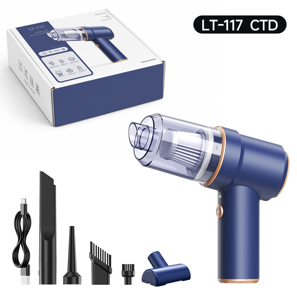 LT-117 CTD brushed portable mini vacuum cleaner with accessories