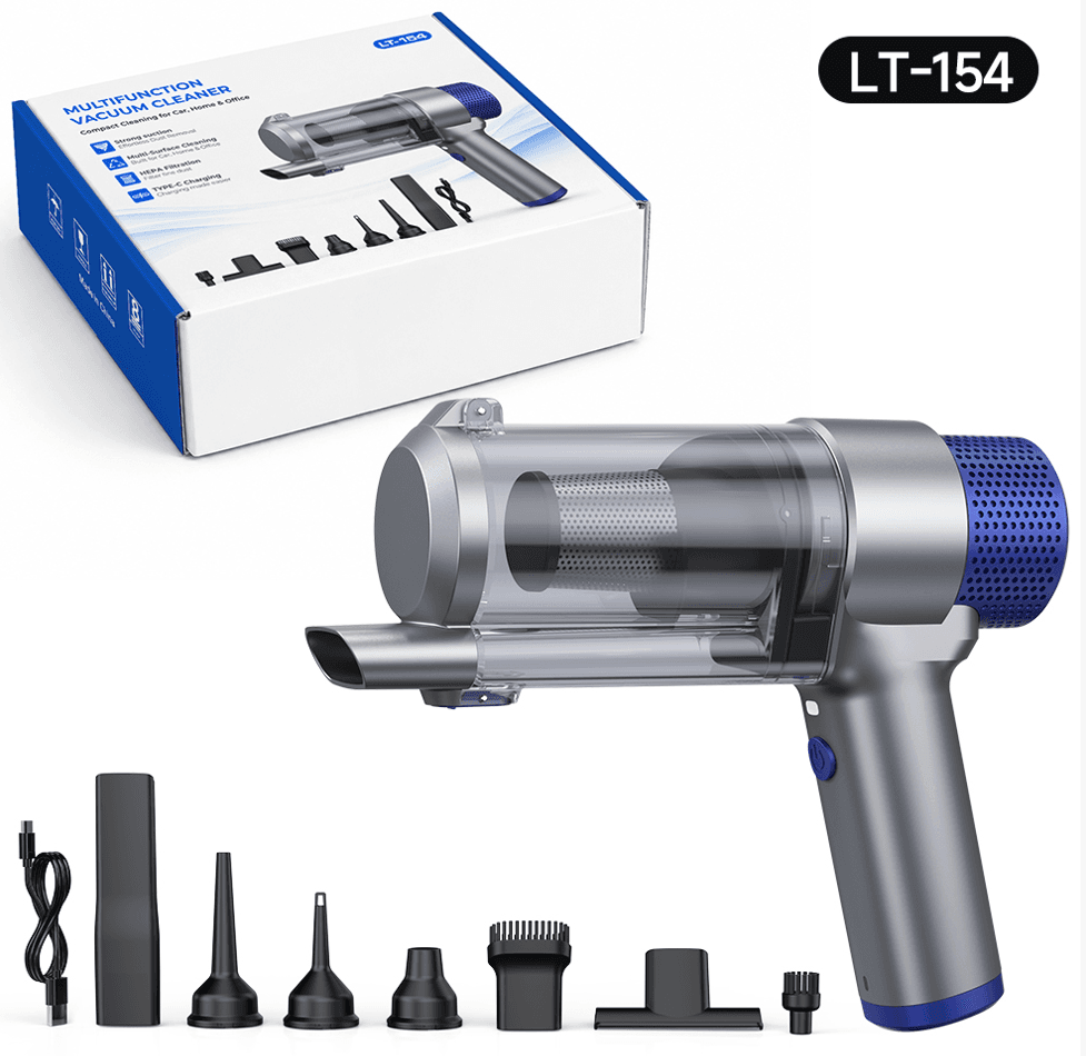 LT-154 brushed portable mini vacuum cleaner with accessories
