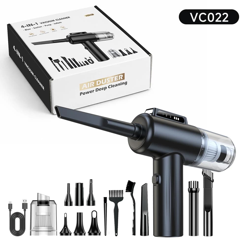 VC022 brushed portable mini vacuum cleaner with accessories