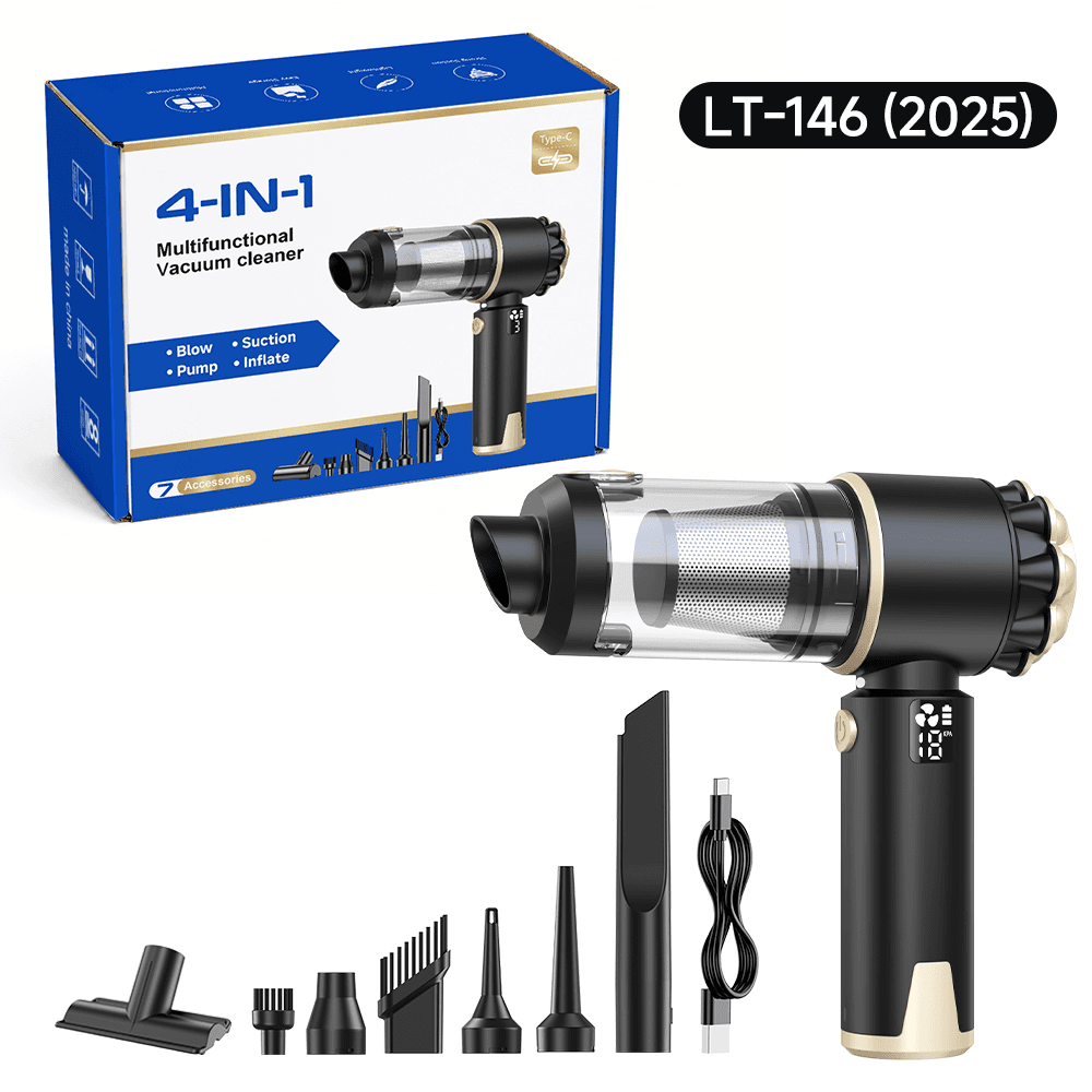 LT-146PLUS brushless portable mini vacuum cleaner with accessories