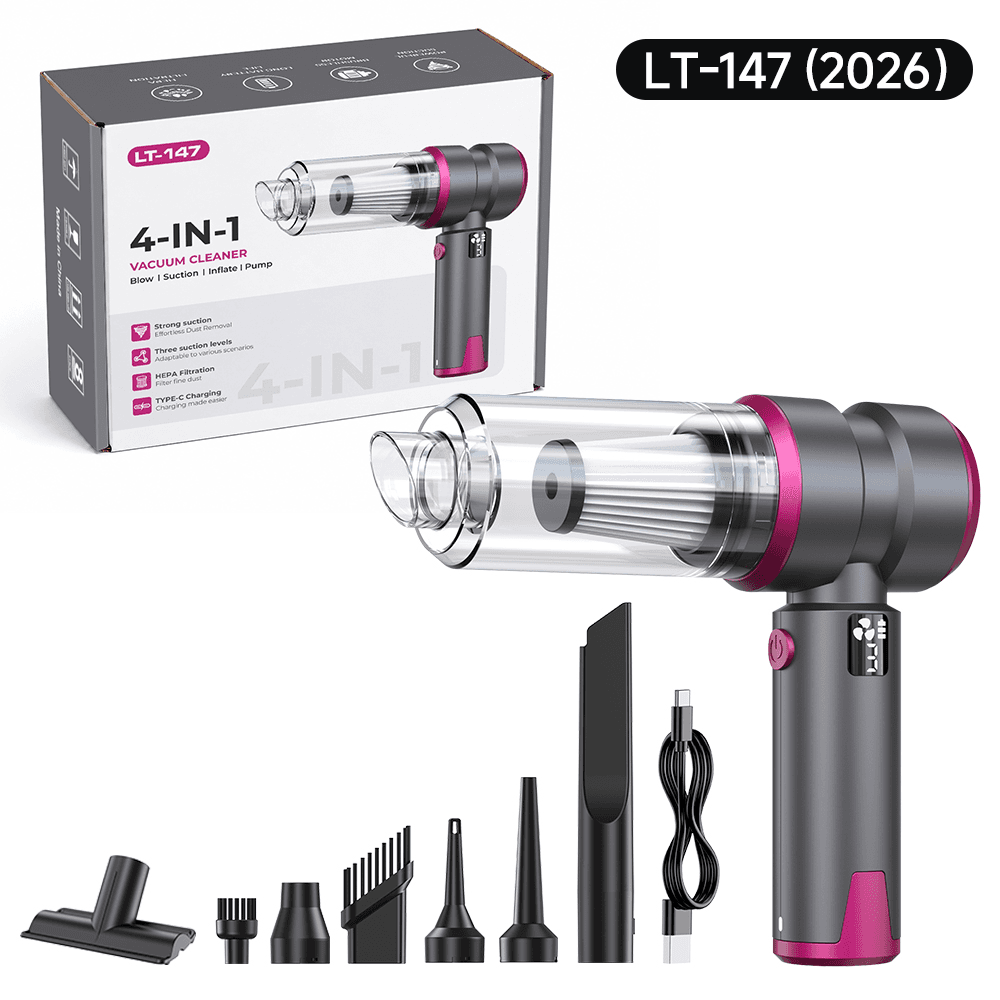 LT-147 brushless portable mini vacuum cleaner with accessories