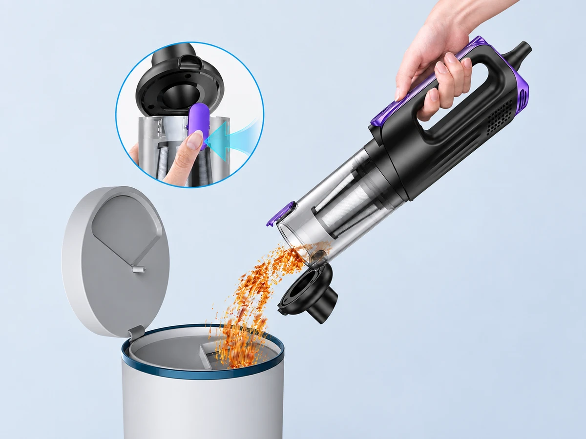VC026 350mL Dust Cup with One-Touch Emptying