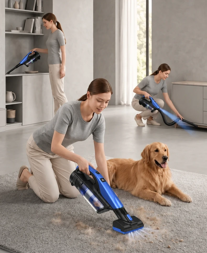 VC803 One Vacuum. More Places to Clean.